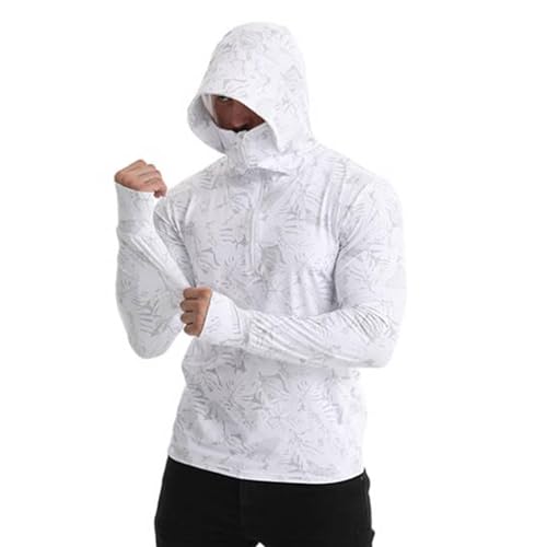 Sweat à capuche homme anti-coup de soleil pour le running actif - 5