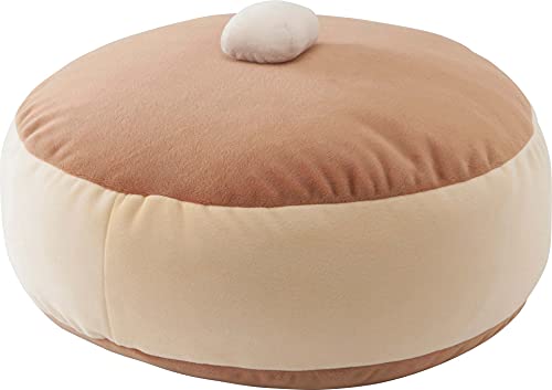 小泉ライフテックス パンケーキ クッション 164-6302A1 ベージュ φ40×15cm