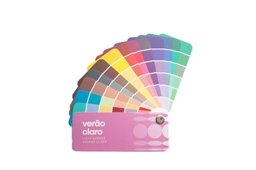 Multilingual Light Summer Palette Color Fan by Studio Immagine, Personalized