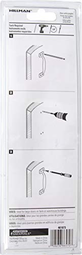 Image of Hardware Essentials 851562 Utility Door Pull Zinc 7-3 /4 inch