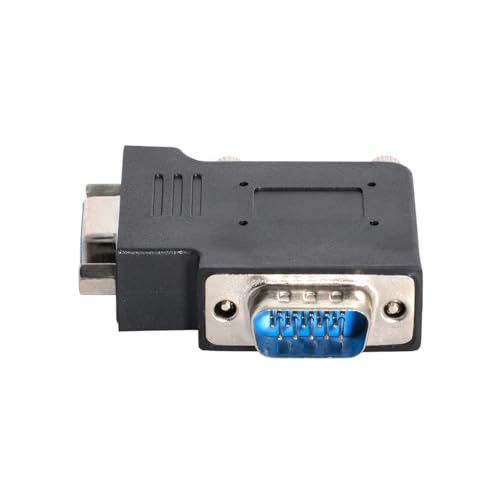 Adaptador VGA ángulo recto macho a hembra 90 grados miniatura 3