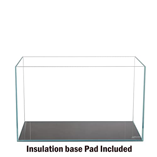LIFEGARD Low Iron Ultra Clear Crystal Aquarium Tank – Rimless Glass, Beveled Edge, Rectangular Style – 5.44 GPH