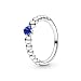 Produktbild Pandora Damen-Solitär Jahresring 925 Sterlingsilber mit '- Ringgröße 58 198598C12-58
