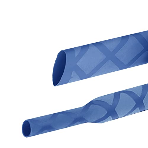 Heat Shrink Wrap Tubing Sleeve X-Tube for Fishing Rods Grip Handle Cork with Non Slip and Insulation 3.3ft Length (Diameter 40mm, Blue)