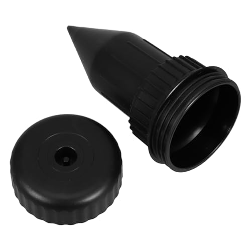 FUNOMOCYA Guarda Llaves Plástico Negro Tipo Aspersor para Exterior, Estuche Oculto para Jardín Resistente, Contenedor Seguro para Almacenamiento de Llaves y Joyas, Adecuado para Jardineros