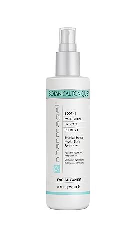 Pharmagel Botanical Tonique Facial Toner for All Skin Types | Tone Skin & Pore Minimizer | Refreshing and pH Balancing | Face Moisturizer Toner - 8.5 fl. oz.