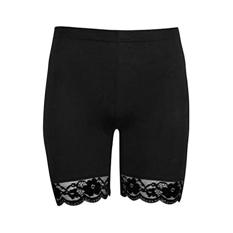 METLUQ M0D4 Women's Cycling Shorts with Lace Trim Cover
