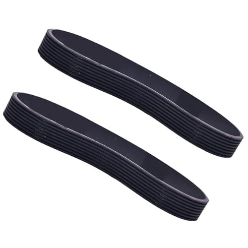 Bwuikim Cinta de correr profesional de materiales de goma, 412 mm de longitud, diseño resistente, ideal para equipos de gimnasio domésticos y comerciales, equipo de fitness, cinturón de transmisión