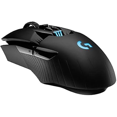 Logitech 910-005673 G903 Lightspeed Wireless Gaming Mouse, RGB, Lightweight, Programmable Buttons, Powerplay-Compatible, Ambidextrous, PC/Mac, Black, Hero 25K Sensor, 25.600 DPI, 140 h Battery Life,