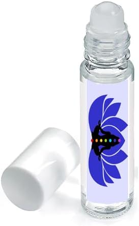Third Eye Chakra Pulse Point Roller Ball Oil with Lavender, Rosemary, and Clary Sage 10ml Roll on Blend