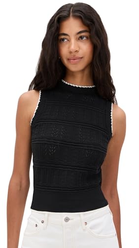 Madewell Women's Mixed Stitch Sleeveless Sweater