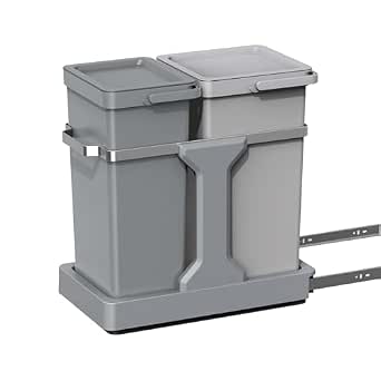 EKO Pattumiera Differenziata 2 Scomparti 20L + 15L