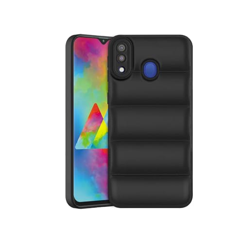Amazon Solimo Puffer Case for Samsung Galaxy M20 - Black - Image 2