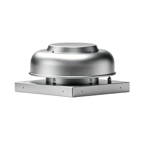 Hakazeni Roof Exhaust Fan,1500CFM Aluminum Roof Mounted Fan, Weatherproof Low Noise Roof Vent Fan for Attic Garage Kitchen Warehouse Commercial Residential
