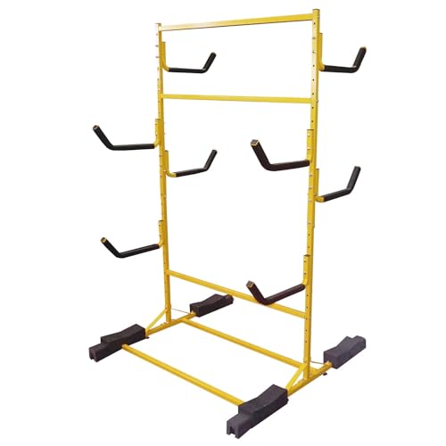 Lomo Floor Standing Kayak Rack Stand - Yellow