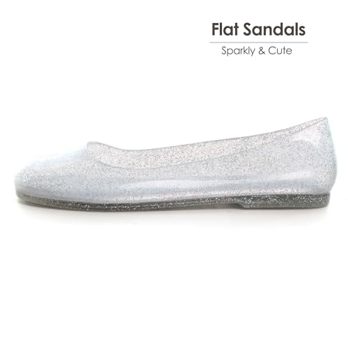 Image of Dear Time Women Flat Heel Summer Beach Jelly Shoes