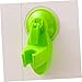 Uonlytech Shower Head Bracket Suction Green Wall Mount Shower Fixed Bracket Tool Quick Install