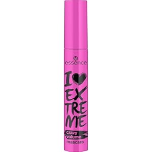 ESSENCE I Love Extreme Crazy Volume máscara de pestañas, negro.