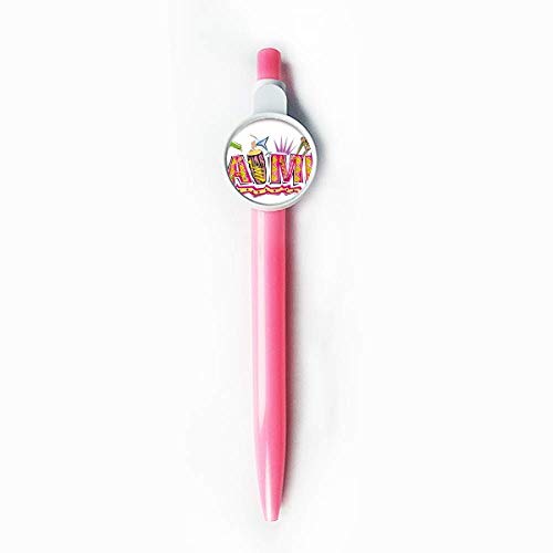 Stylo à bille mambo rose rétractable DIYthinker : fini les taches d'encre bleue dans vos poches
