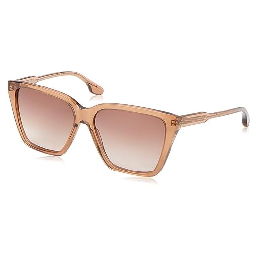 Victoria Beckham VB655S Sunglasses, 203 Brown, 58 Unisex
