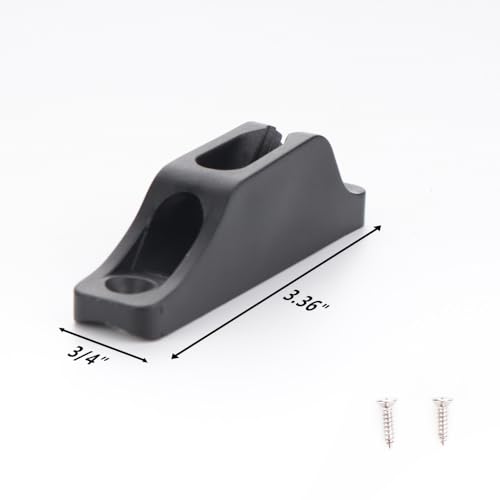 image for VTurboWay 2 Pcs Nyon Kayak Cord Lock Cleat, Rope Cleat, Only Fit for 6