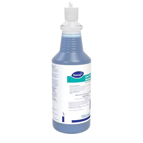 Image of CREW Diversey 100925283 Neutral Non-Acid Bowl & Bathroom Disinfectant, 32 oz Squeeze Bottle, 12 /CT | Ready to Use, Fresh Scent, Toilet Bowls, Urinals, Shower Rooms, Locker Rooms, Hard non-porous Surfaces