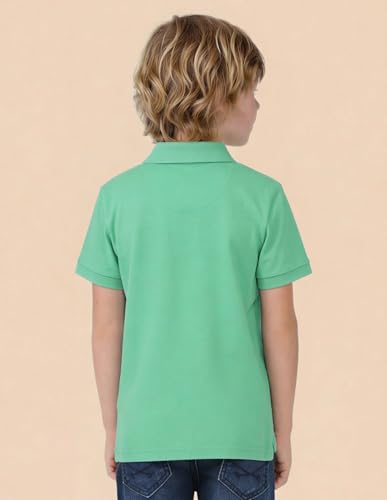Image of U.S. Polo ASSN. Kids Polo T Shirt for Boys - 100% Cotton, Embroidered Logo, Kids Polo T Shirt for Boys