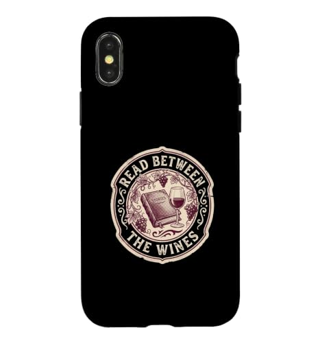 Read Between The Wines Book Club ���C�����D�� �ǎ҂̃��[���A �X�}�z�P�[�X iPhone X/XS �p