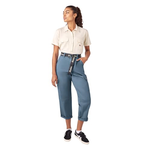 Image of Dickies Women's Relaxed Fit Cropped Cargo Pants