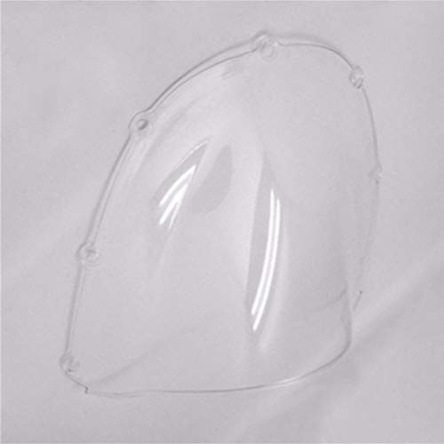 Cupolino Per Moto Street Double Bubble In ABS Nero Per Honda CBR954RR CBR 954RR (2002-2003) - Parabrezza Fumè, Sostituzione Diretta