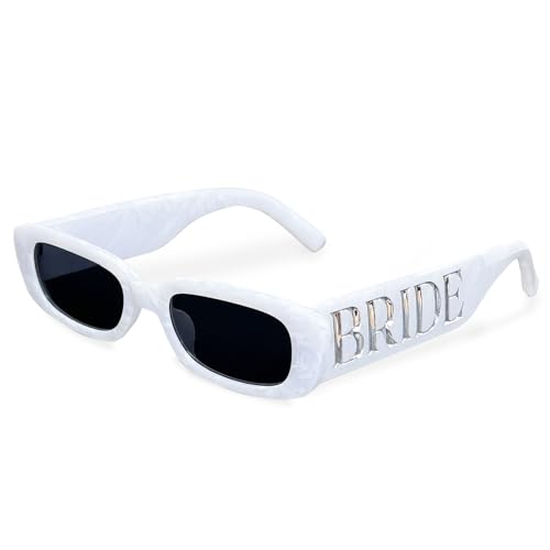MIUSKATL Marble Bride Sunglasses Bachelorette Party Gift
