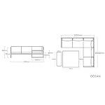 KETTLER Ocean Casual Dining Eckset Anthrazit
