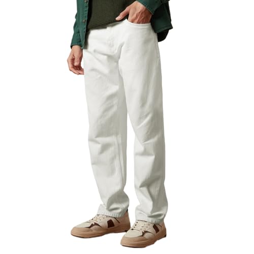 Image of WROGN Men's 100% Cotton Jeans | Solid | Anti Fit