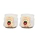 Mini felpe con cappuccio con animali Kawaii bretelle pantaloni accessori per bambole che cambiano vestirsi gioco gioco casa cartone animato peluche scarpe (scarpe 7)