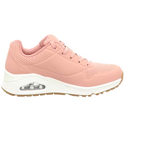 Image of Skechers Women's UNO-Stand ON AIR Rose Sneaker (73690-ROS)