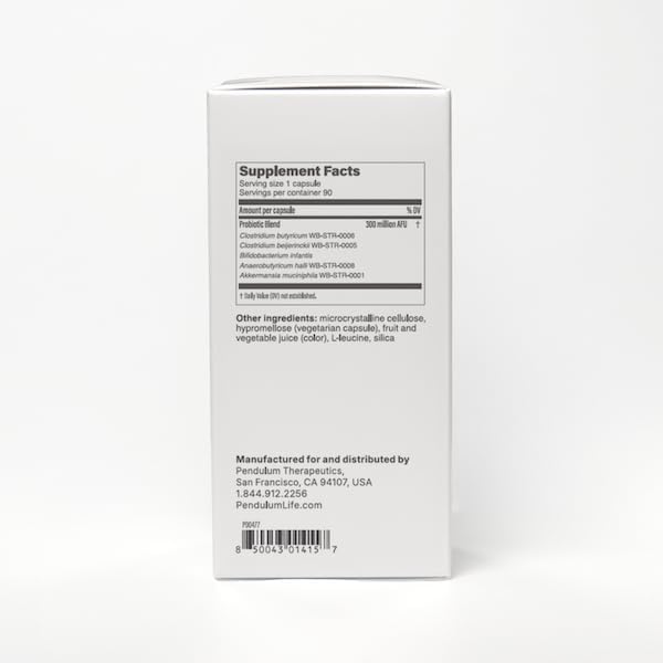 Pendulum Metabolic Daily - Multi-Strain Probiotic with Akkermansia muciniphila to Support Metabolism and Sustain Energy Levels - for Women and Men - 90 Capsules (1 Pack) - Image 8
