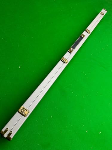 Image of LGB Snooker Pool Billiard Leather cue case for 3 /4 cue Stick (White)