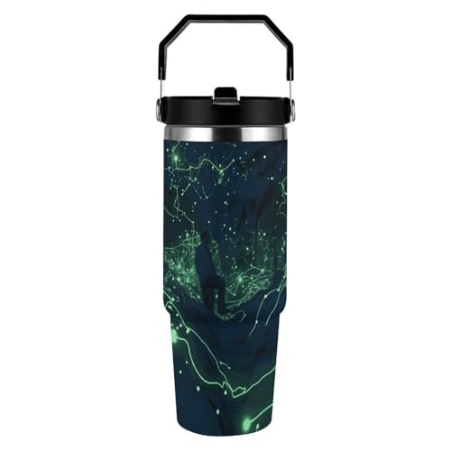 FekiLoot Glow in the Dark 32 Oz Tumbler