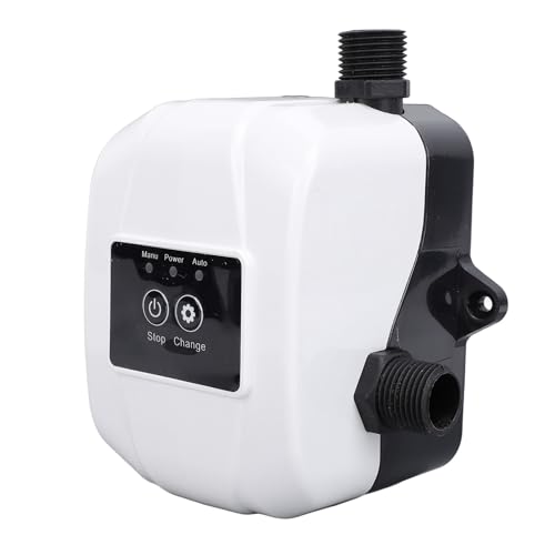 Fafeicy Bomba de Impulso de 150W, Bomba de Refuerzo de Agua de Elevación Alta Automática para Calefacción y Riego Solar en el Hogar con una Tasa de Suministro de 32 Liverías y (EU enchufe AC100-240V)