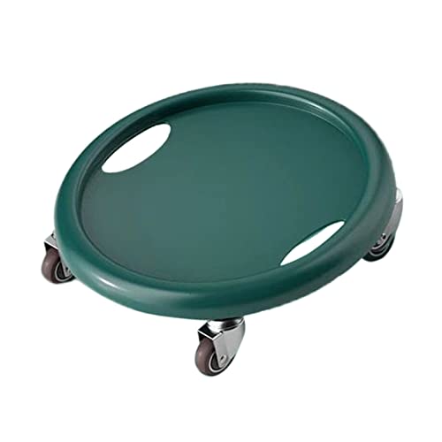 SPYMINNPOO Disco Deslizante Slider Ab Workout para un Entrenamiento Abdominal Eficaz en el Gimnasio en Casa, 4 Rodillos, PU, ​​plástico, Metal para Uso en Gimnasio/oficina (verde oscuro)