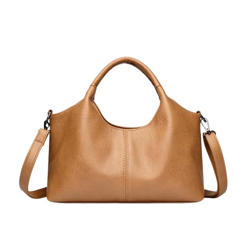 Sac à bandoulière en cuir PU souple doté d'une fermeture éclair fluide