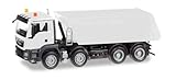 man tgx euro 6 ets2 Hochwertiges Kunststoffmodell herpa 013024 MiniKit: Man TGS M Euro 6 Muldenkipper, 4-Achs, Weiß