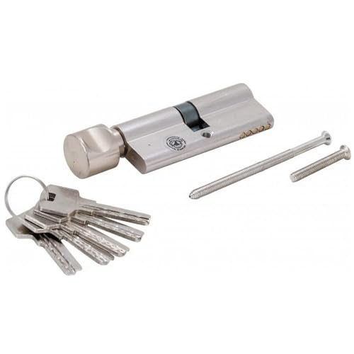 BGS Diy 85280 | Sicherheits-Türzylinder | mit Drehknauf | 80 mm