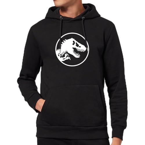 Zavvi Jurassic Park Circle Logo Hoodie - Black XXL