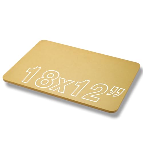 Wooden Wedging Board for Pottery - Clay Mat and Sculpting Tool for Handbuilding, Ceramics, and Crafting - Pottery Accessories for Adults (18inx12in-No Handle)