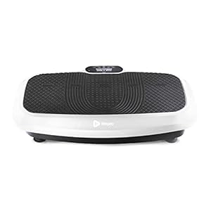 LifePro Turbo 3D Vibration Plate Exercise Machine – Dual Motor Oscillation, Pulsation + 3D Motion Vibration Platform | Full Whole Body Vibration Machine for Home Fitness & Weight Loss. (White)