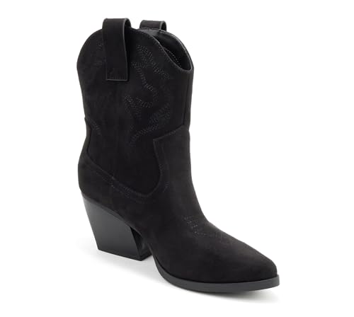 Image of Soda inchBLAZING inch ~ Women Western Bootie Pointe Toe with Low Heel (Wide Fit Available)