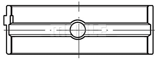Cojinete de cigüeñal MAHLE Original 001 HL 10267 075 para motor