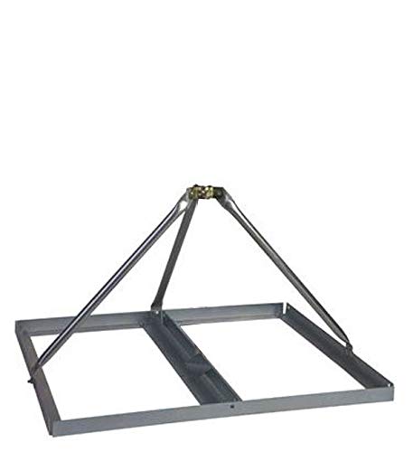 Non-Penetrating Roof Mount for 1.25' to 1.66' Masts - Satellite WiFi - Flat Roof Mount Only (No Mast Included)