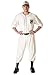 Adult Vintage Baseball Costume Large White